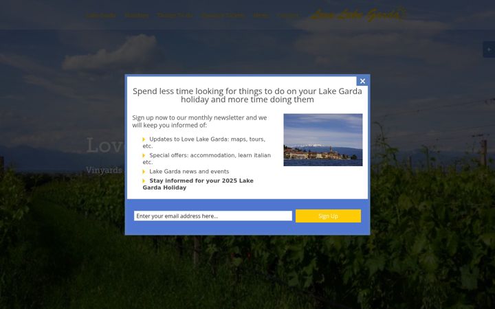 Screenshot of lovelakegarda.net