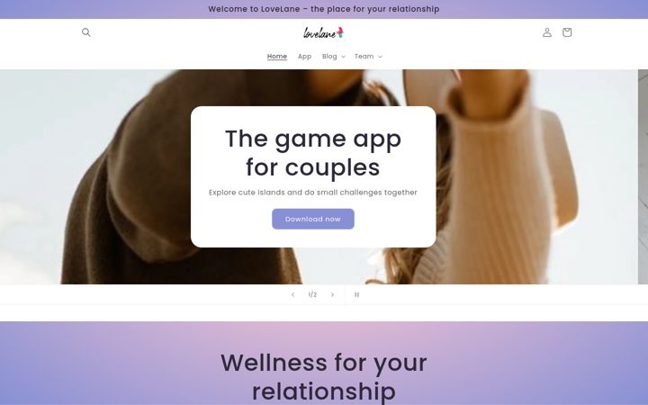 Screenshot of lovelane.co