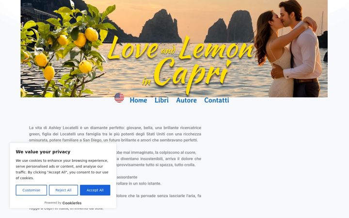 Screenshot of lovelemoncapri.com