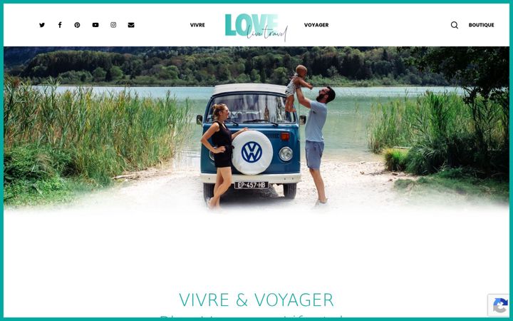 Screenshot of lovelivetravel.fr