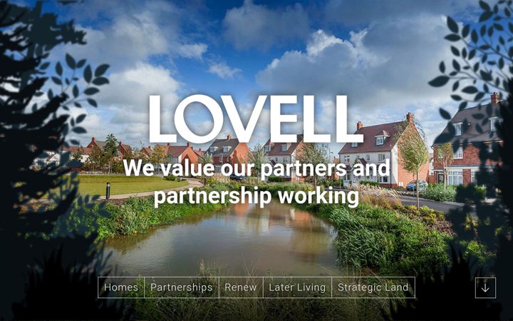 Screenshot of lovell.co.uk
