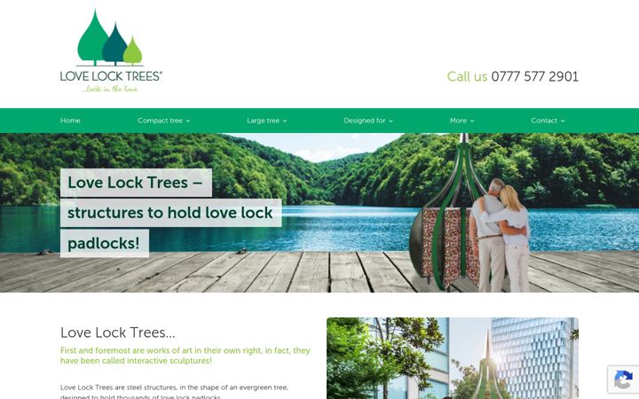 Screenshot of lovelocktrees.com