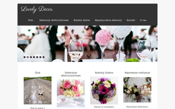 Screenshot of lovely-decor.pl