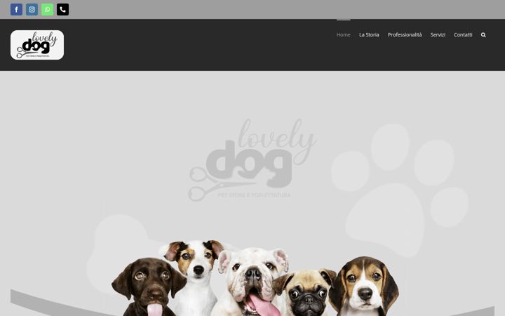 Screenshot of lovely-dog.it