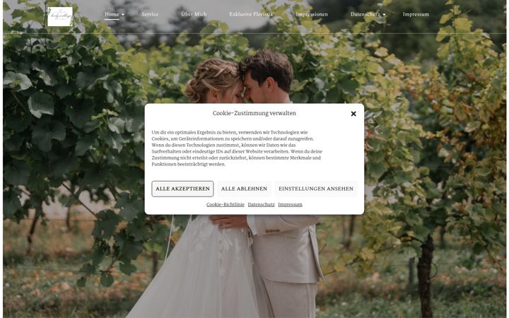 Screenshot of lovely-weddingplanning.de