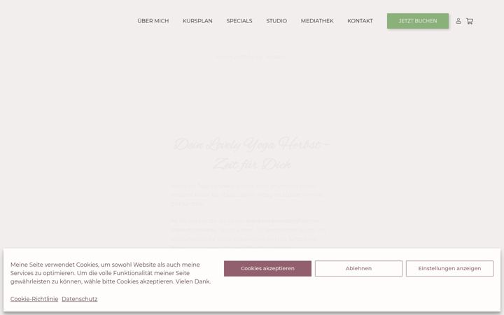 Screenshot of lovely-yoga.de