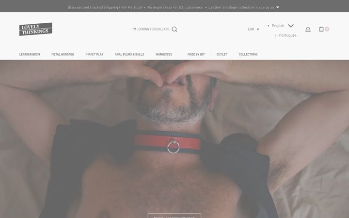 Screenshot of lovelythinkings.com