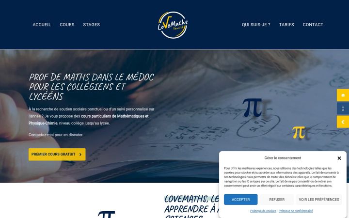 Screenshot of lovemaths-medoc.fr