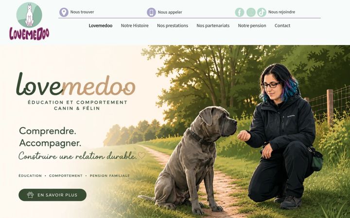 Screenshot of lovemedoo.fr