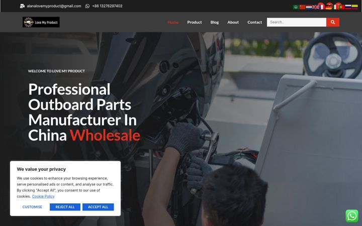 Screenshot of lovemyproduct.com