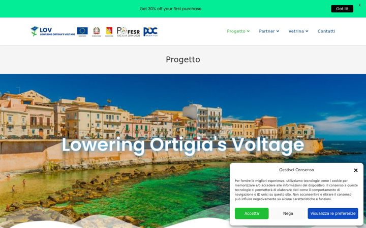 Screenshot of lovenergydc.it
