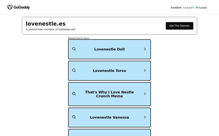 Screenshot of lovenestle.es