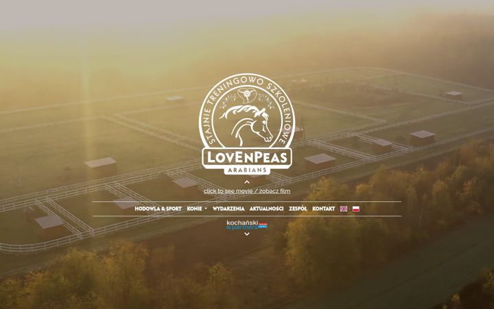 Screenshot of lovenpeas-arabians.pl