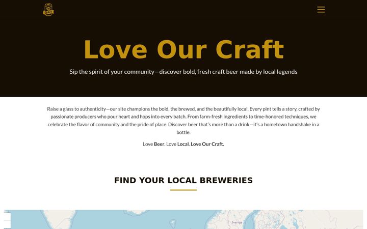 Screenshot of loveourcraft.com