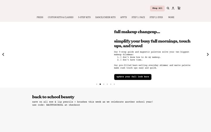 Screenshot of lover-cosmetics.com