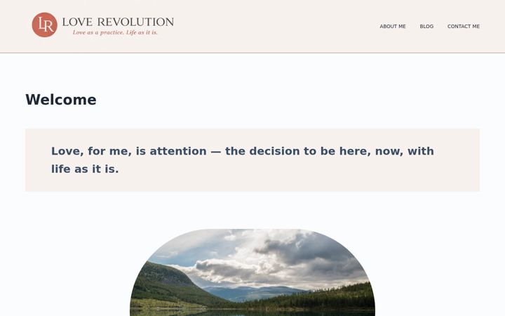 Screenshot of loverevolutionblog.com
