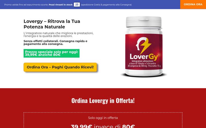 Screenshot of lovergy.it