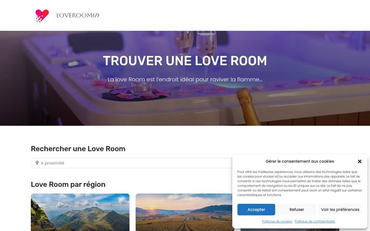 Screenshot of loveroom69.com