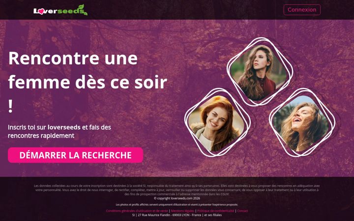 Screenshot of loverseeds.com