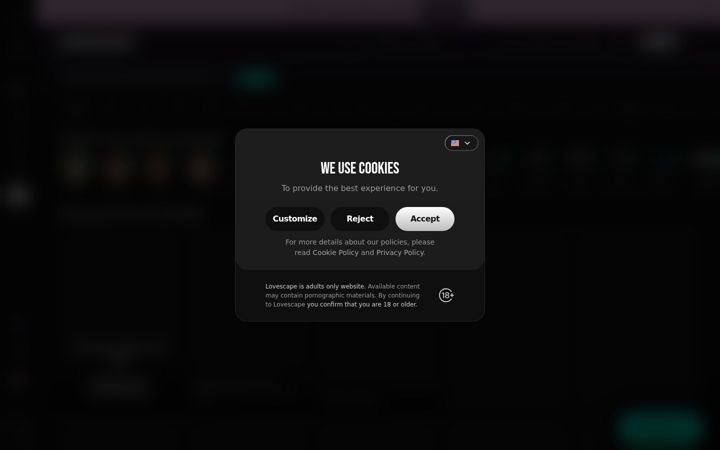 Screenshot di lovescape.com