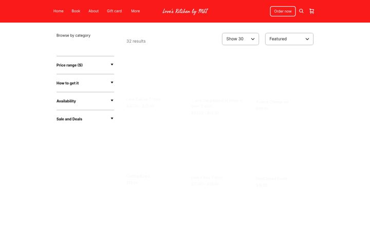 Screenshot of loveskitchenbymei.com
