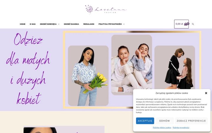 Screenshot of lovetann.eu