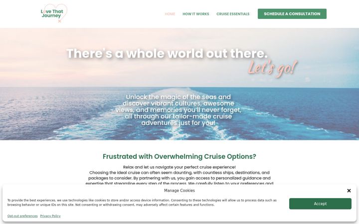 Screenshot of lovethatjourney.co