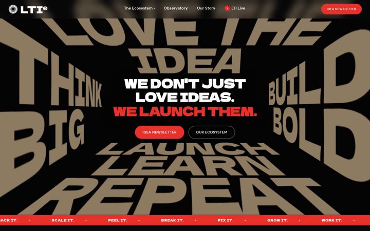 Screenshot of lovetheidea.co.uk