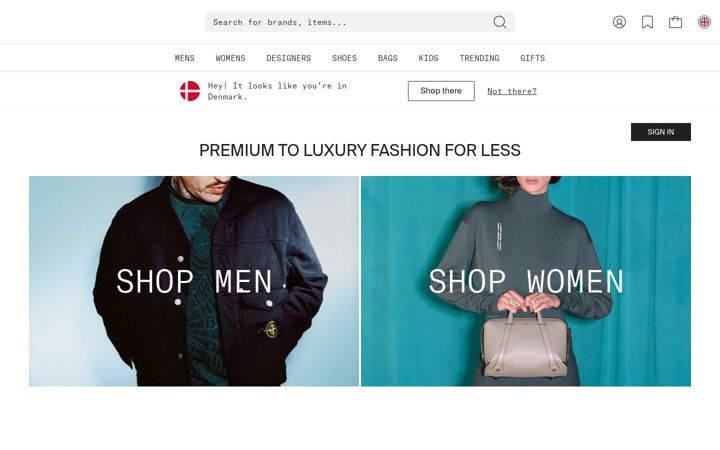 Screenshot of lovethesales.com