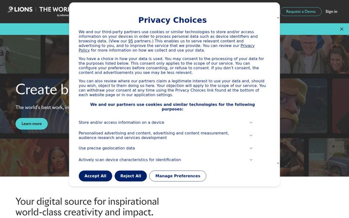 Screenshot of lovethework.com