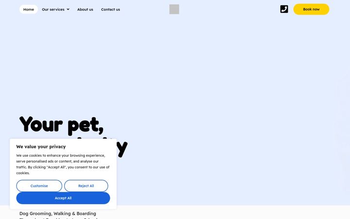 Screenshot of lovethoudog.com
