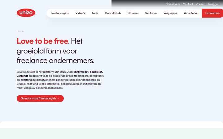 Screenshot of lovetobefree.be