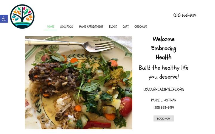 Screenshot of loveurhealthylife.com