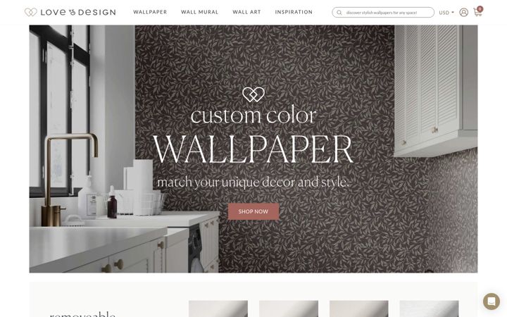 Screenshot von lovevsdesign.com
