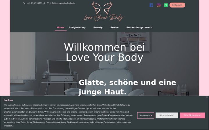 Screenshot of loveyourbody-do.de
