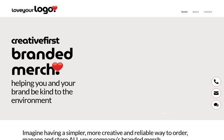 Screenshot von loveyourlogo.com