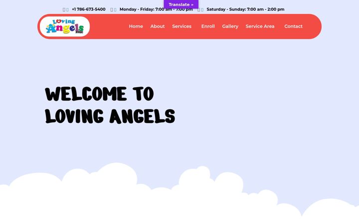 Screenshot of lovingangelsppec.com