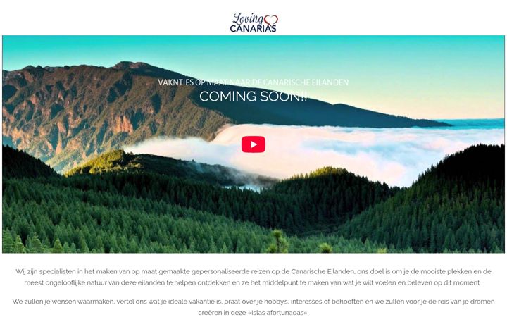 Screenshot of lovingcanarias.nl