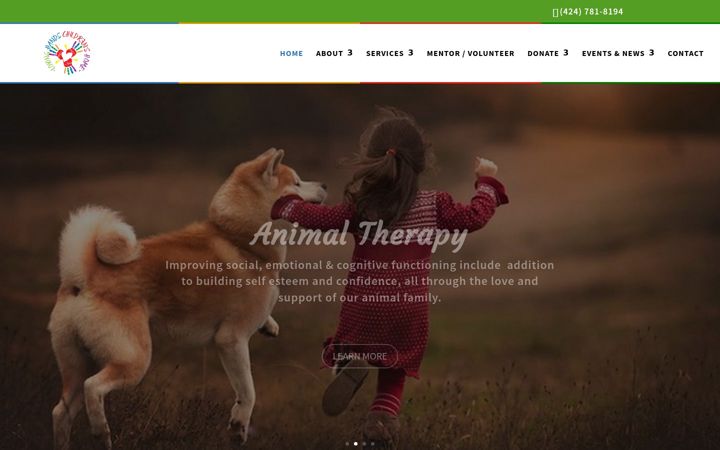 Screenshot of lovinghandschildrenshome.com