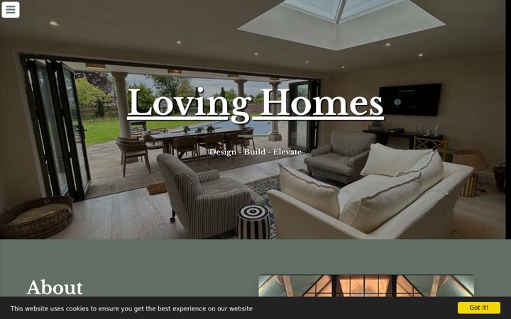 Screenshot of lovinghomesgroup.com