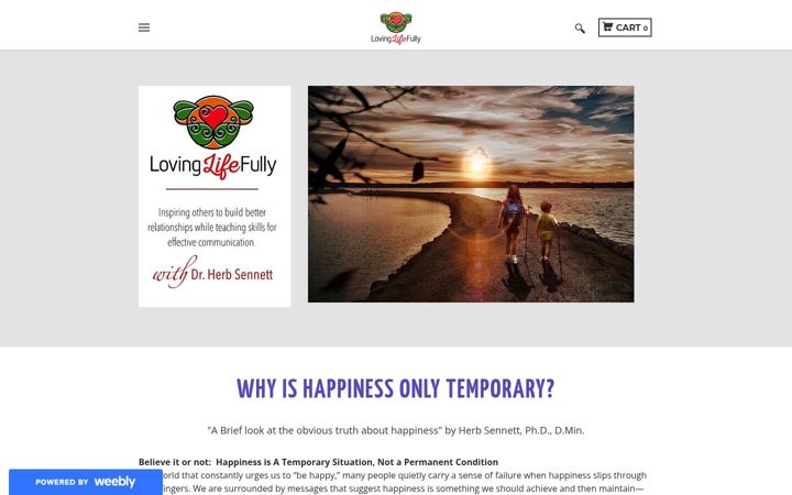 Screenshot of lovinglifefully.com