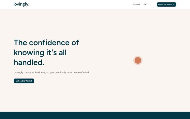 Screenshot of lovingly.com