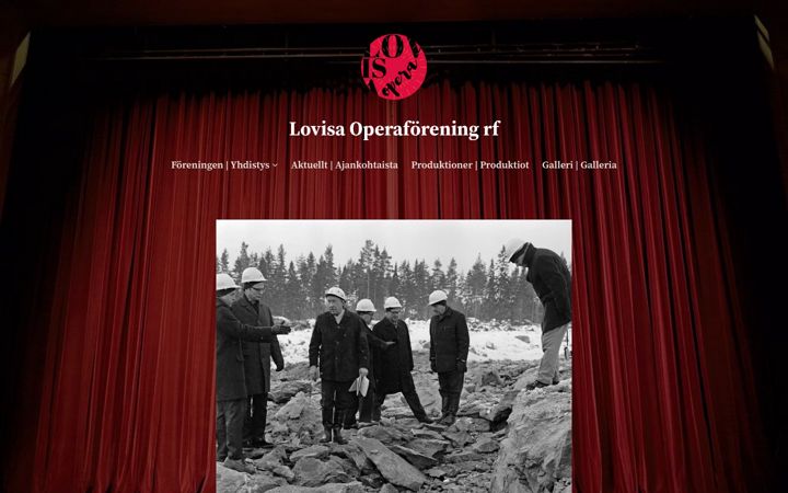 Screenshot of lovisaoperaforening.fi