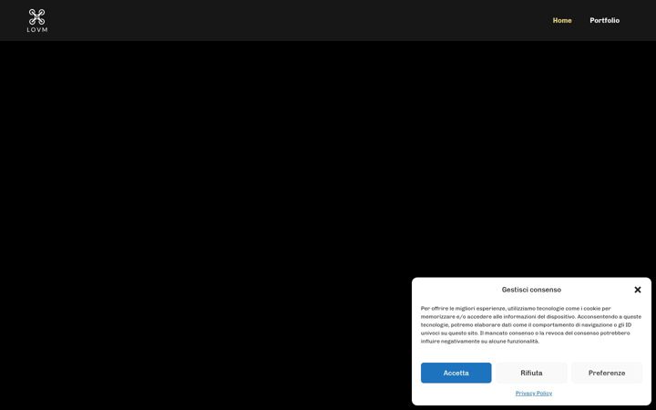 Screenshot of lovmproduction.com