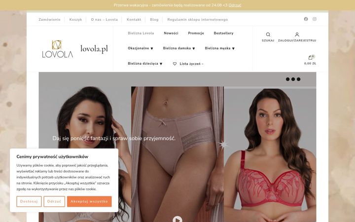 Screenshot of lovola.pl