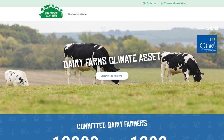 Screenshot of low-carbon-dairy-farm.com