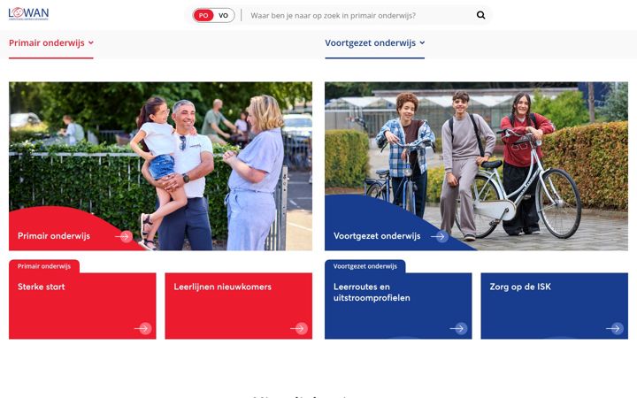 Screenshot of lowan.nl