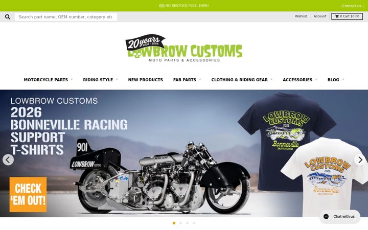 Screenshot of lowbrowcustoms.com