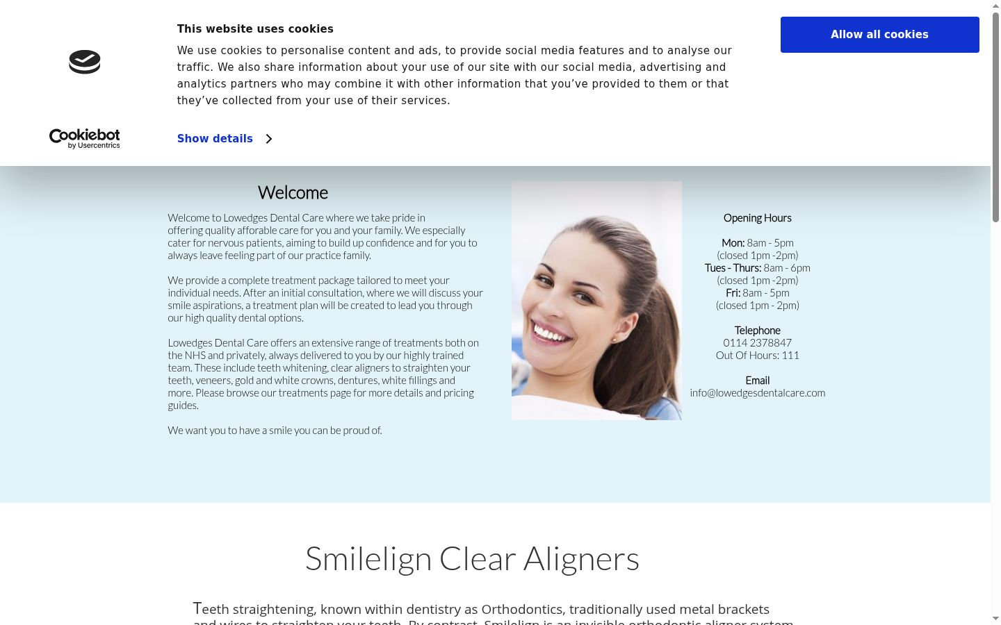 Screenshot tal-banner tal-kunsens muri qabel kwalunkwe interazzjoni
