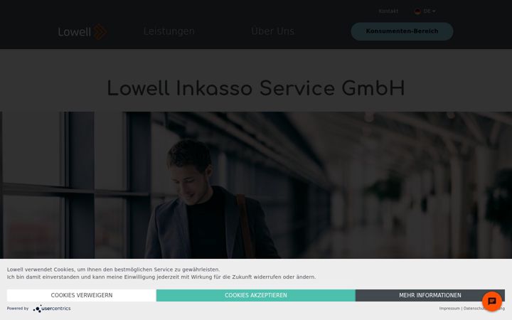 Screenshot of lowellgroup.ch